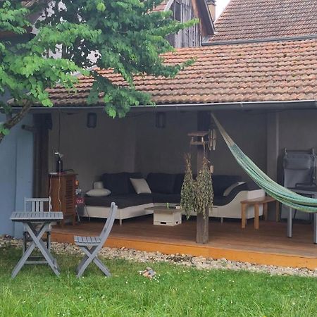 La Maisonnette Bleue, Eco-Logis Equipe De Toilettes Seches Rosheim Exterior foto